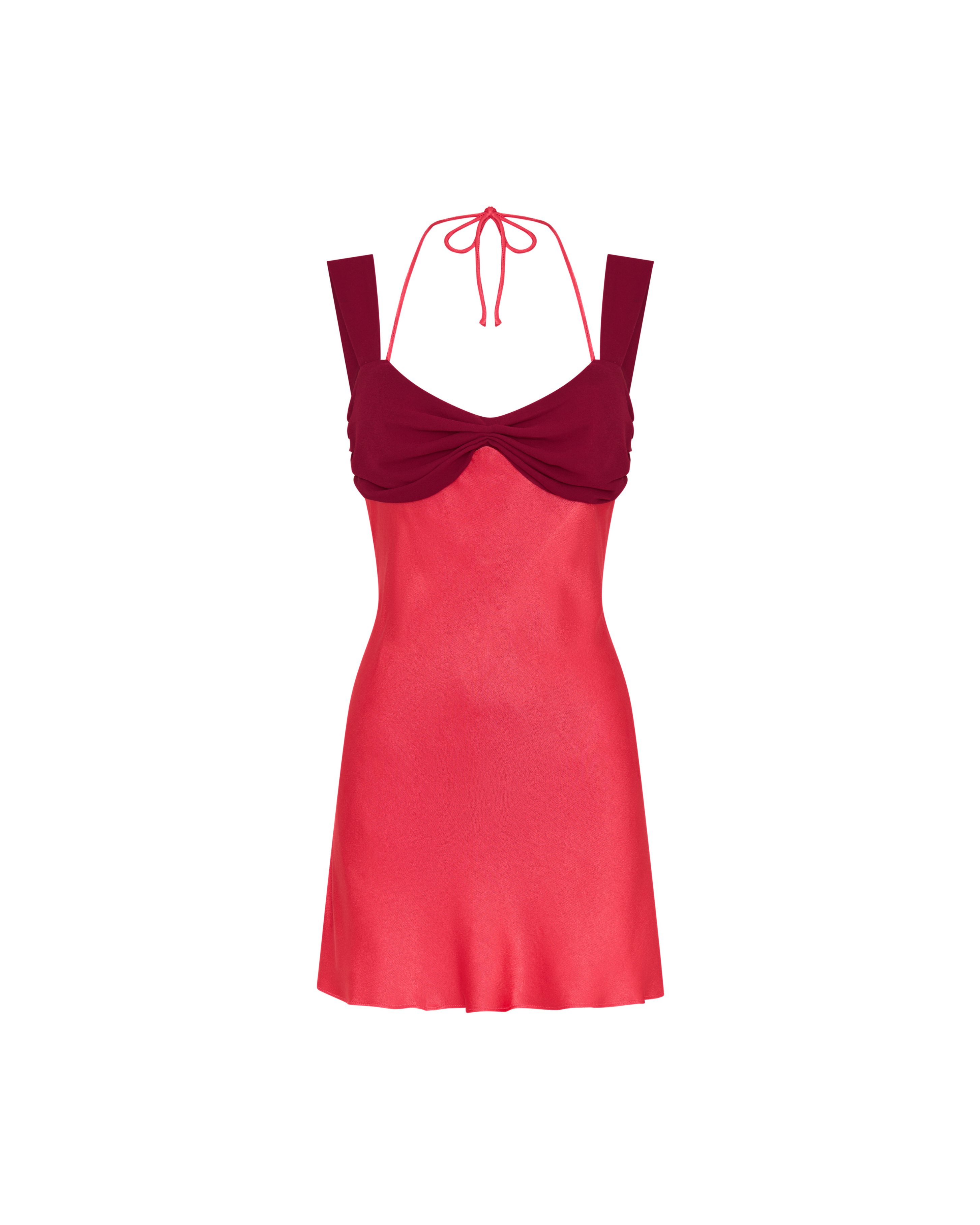 lady ariel satin mini dress Archives of a night out