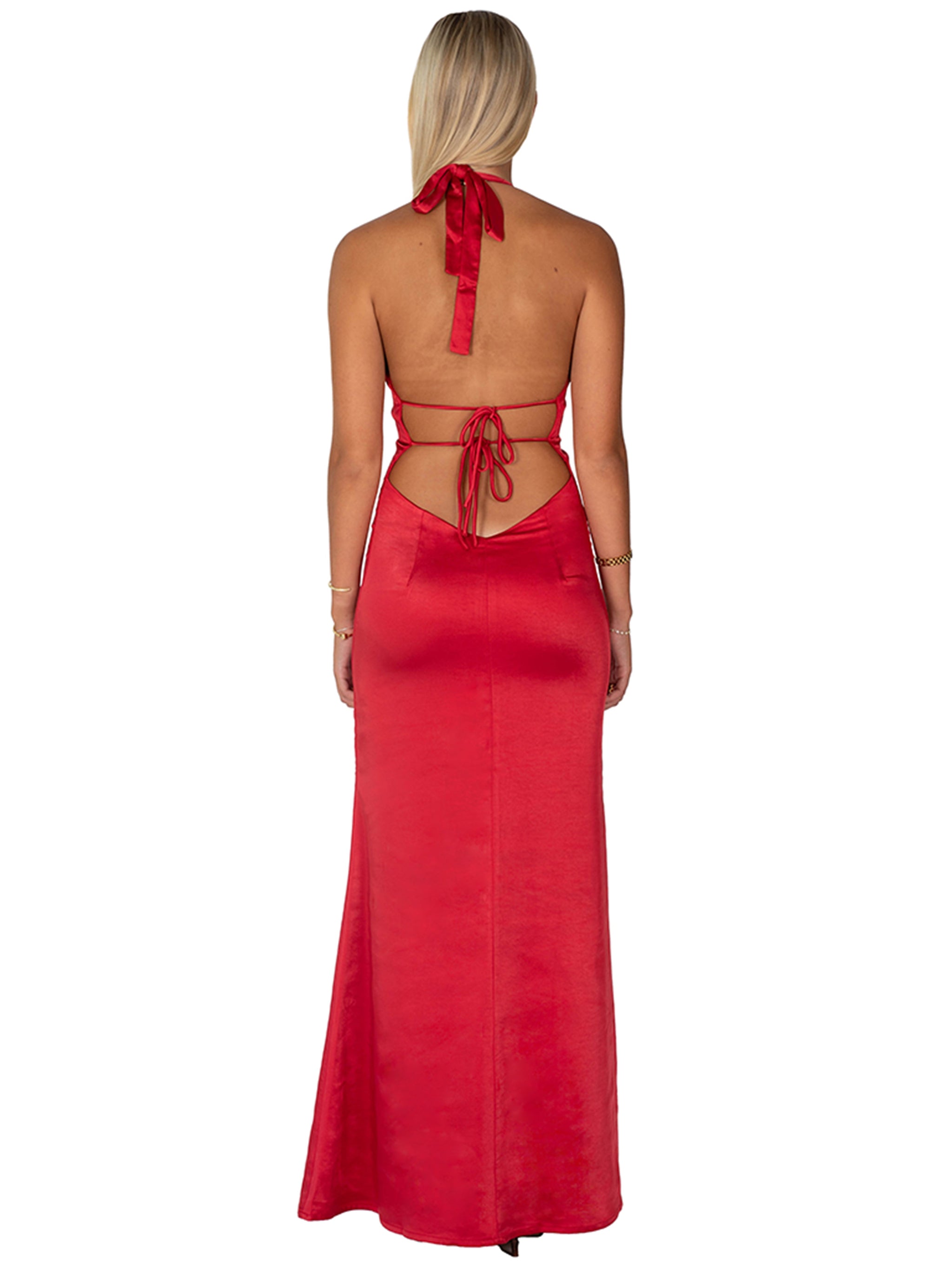 delilah maxi red dress Baltic Born Womens Delilah Embroidered Maxi Dress | Red
