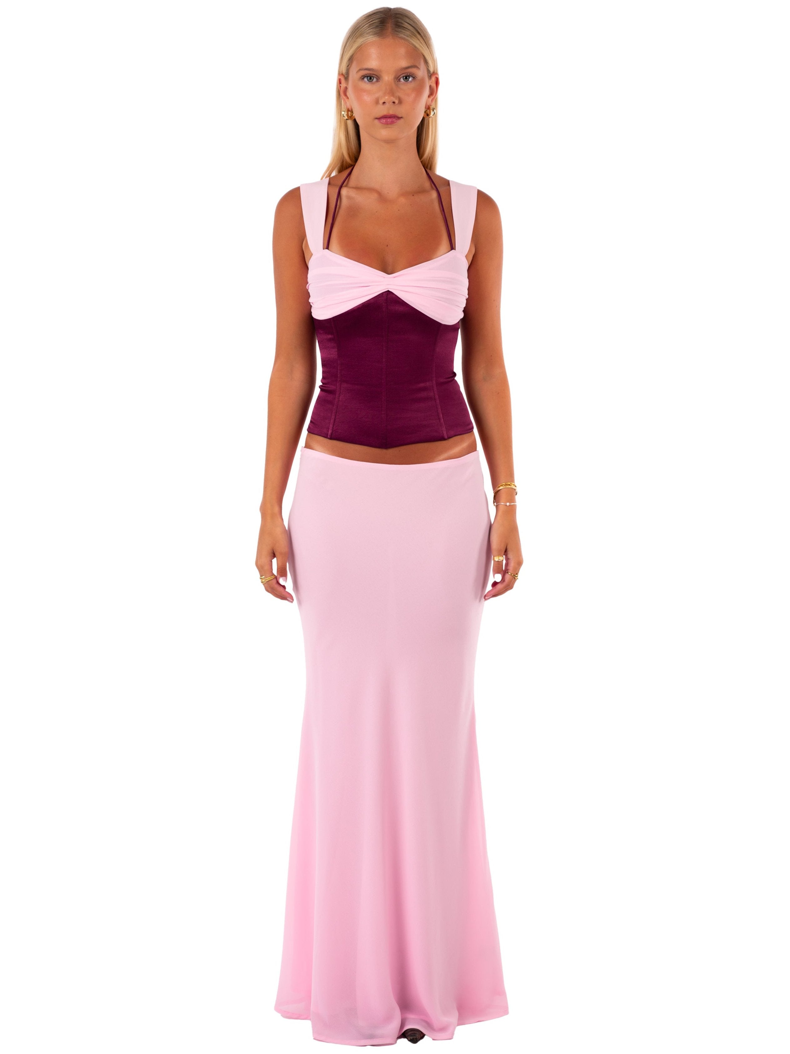 Scarlett Maxi Skirt | Berry