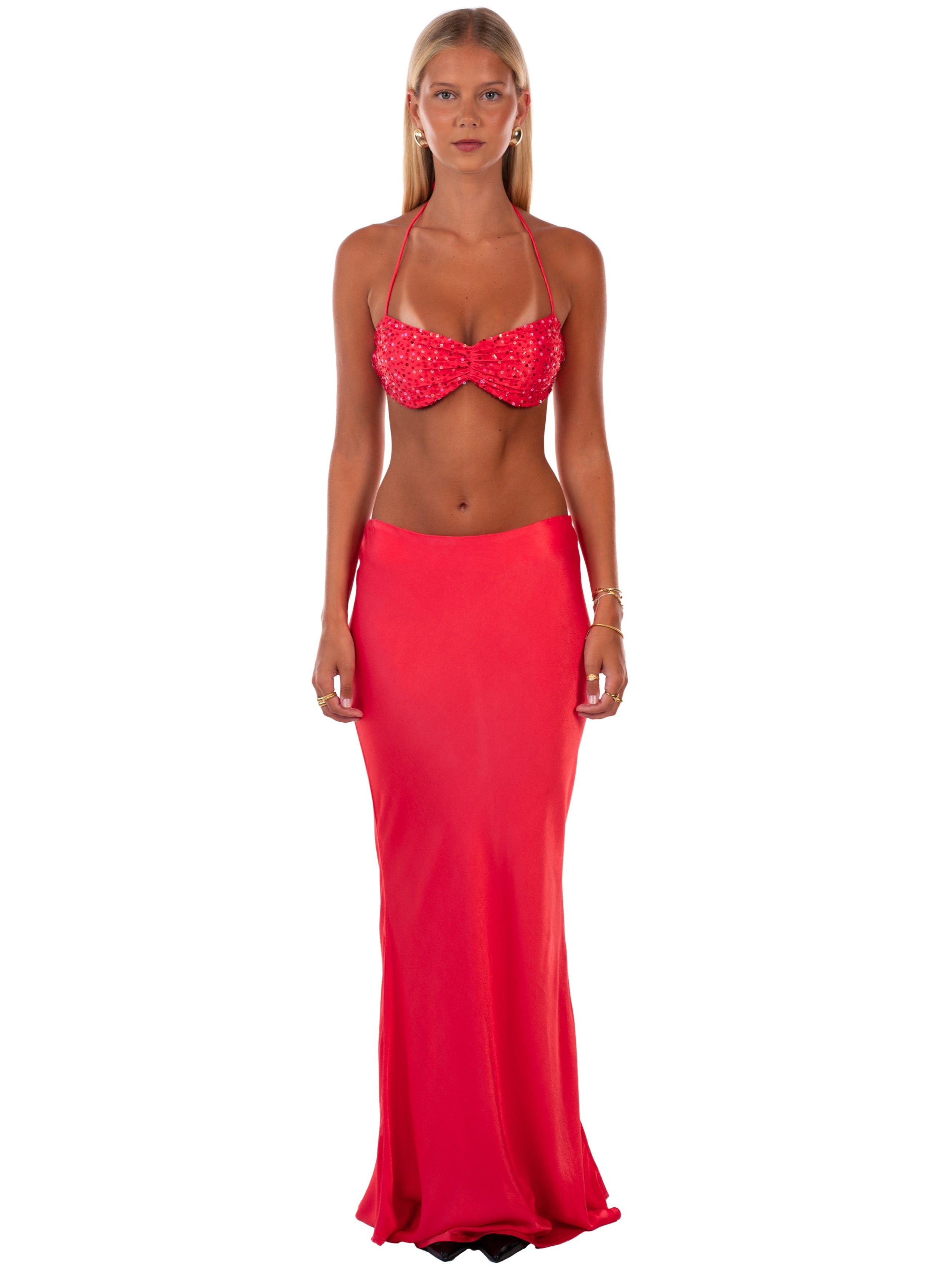 Melody Maxi Skirt | Rose