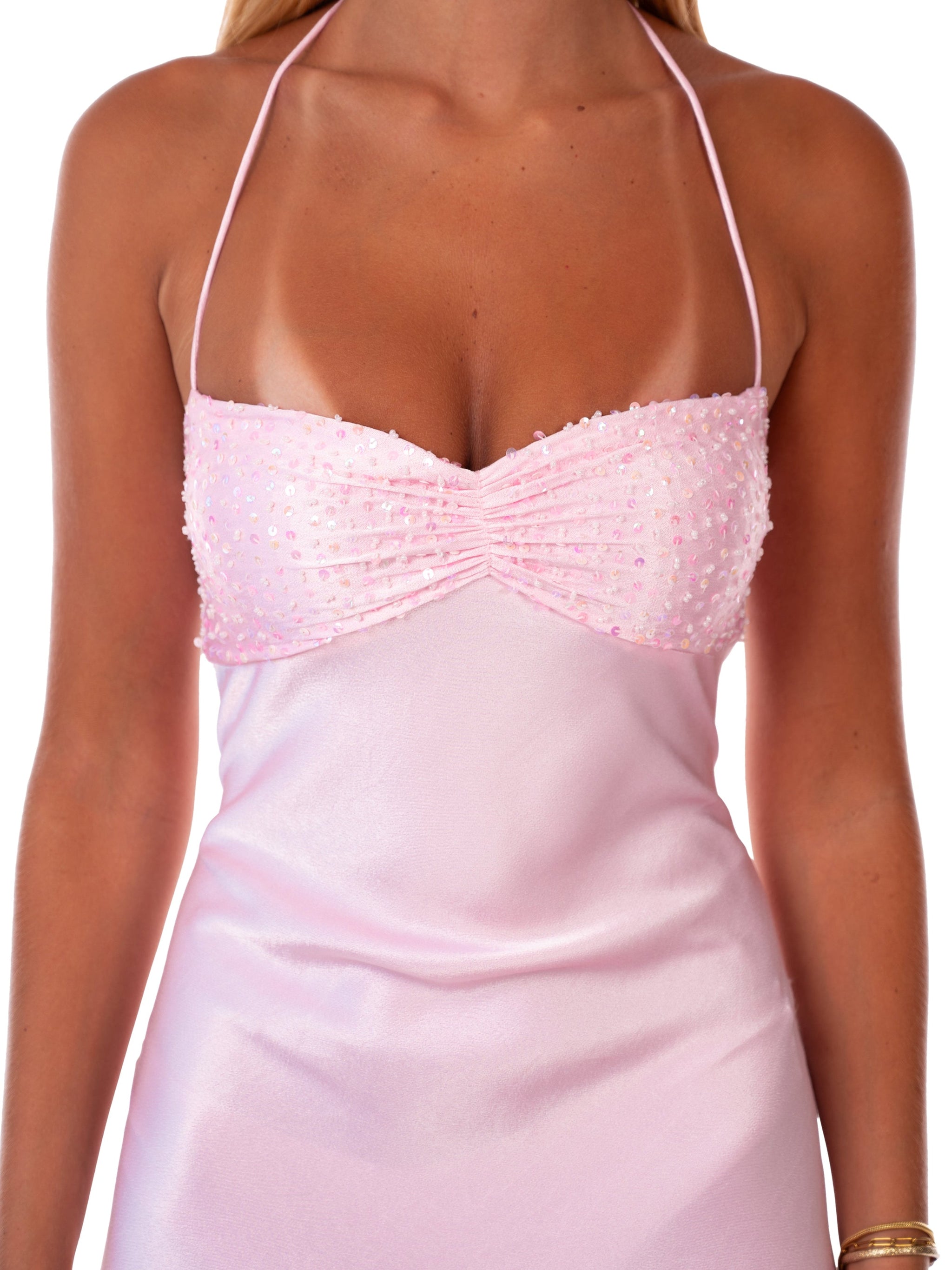 delilah maxi dress pink Jade Maxi