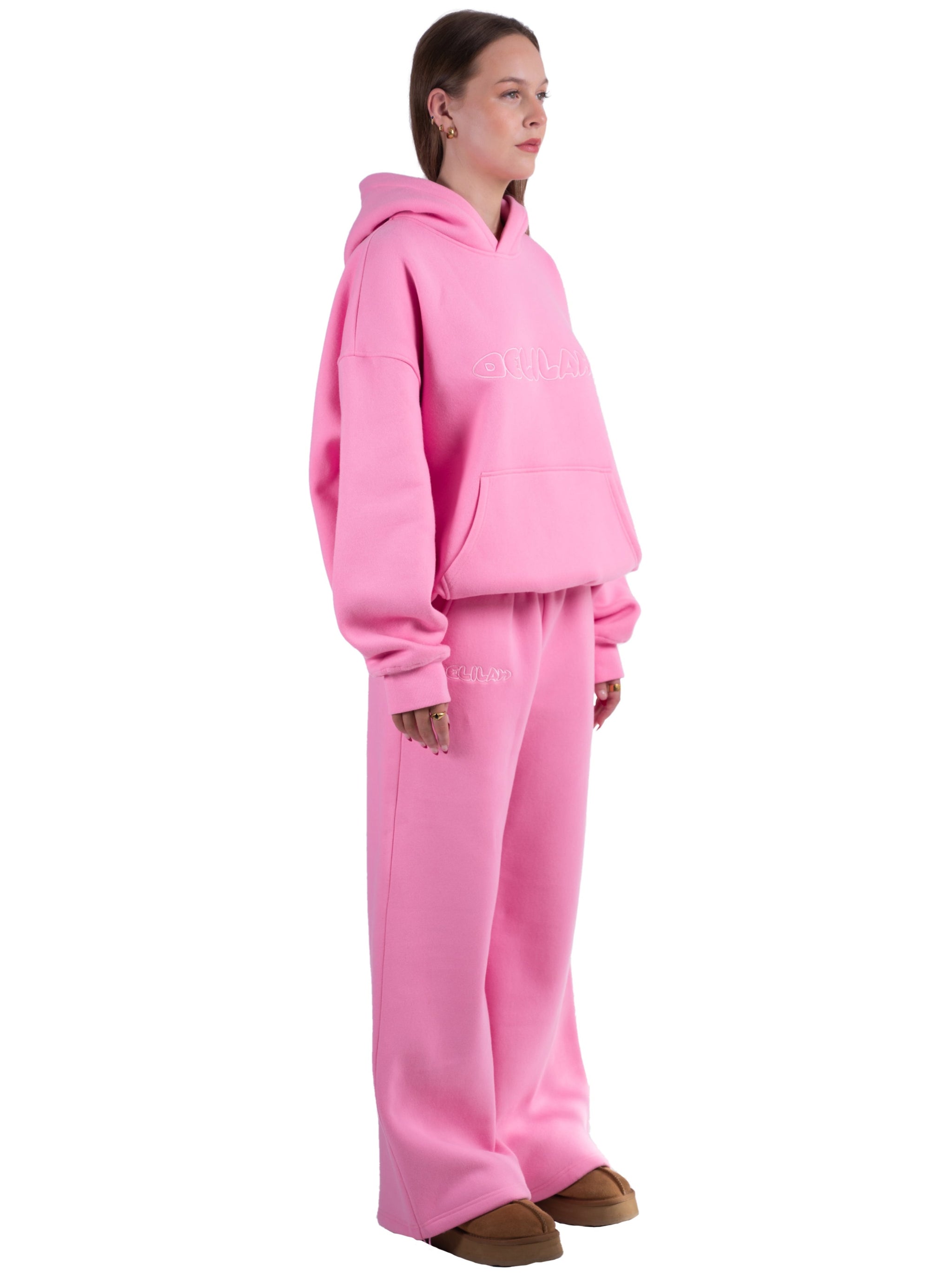 トップス Aurora Pink Logo Pullover Hoodie YLS0697 トップス Aurora Pink Logo Pullover Hoodie YLS0697 Pink Logo