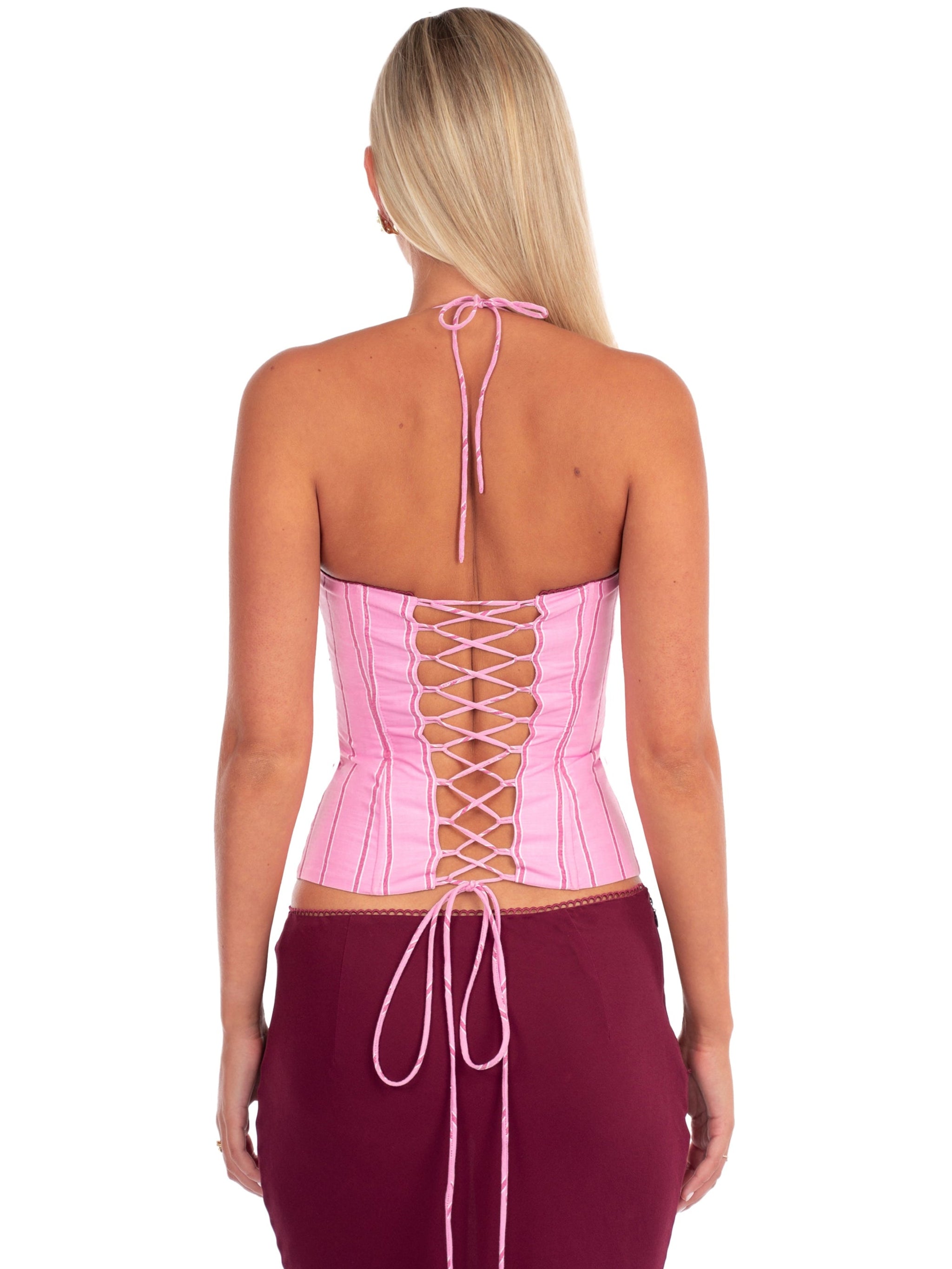 Angelina Corset | Sangria – I AM DELILAH US